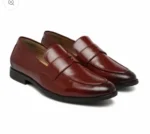 Tan Penny Loafers