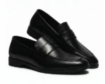 Ethik Simplicist Black Penny Loafers | Premium Vegan Formal Slip-On Shoes