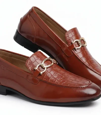 Tan Horsebit Loafers