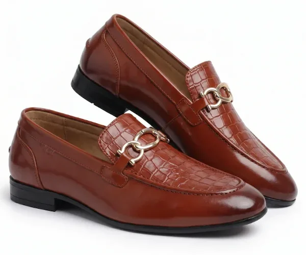 Tan Horsebit Loafers