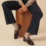 Brown Horsebit Loafers