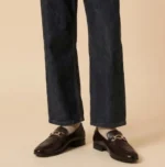 Brown Horsebit Loafers